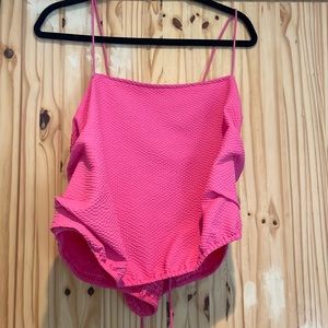 WRAY plus pink bandeau top (selling matching skirt separately). NWOT